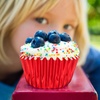 image:imageSumind 400 Pcs Mini Foil Cupcake Liners Holiday Baking CupsRedRed