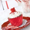 image:imageSumind 400 Pcs Mini Foil Cupcake Liners Holiday Baking CupsRedRed