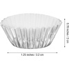 image:imageSumind 400 Pcs Mini Foil Cupcake Liners Holiday Baking CupsRedSilver