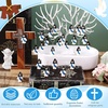image:imageSumind 48 Pcs Jesus Toys Figurine Christian Keychain Jesus Doll Religious Keychain Bulk Classic Christian Rings for ChristMulticolorWhite Jesus Loves YouBlue