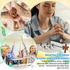 image:imageSumind 48 Pcs Jesus Toys Figurine Christian Keychain Jesus Doll Religious Keychain Bulk Classic Christian Rings for ChristMulticolorWhite Jesus Loves YouBlack