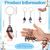image:imageSumind 48 Pcs Jesus Toys Figurine Christian Keychain Jesus Doll Religious Keychain Bulk Classic Christian Rings for ChristMulticolorWhite Jesus Loves YouRetro Color