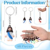 image:imageSumind 48 Pcs Jesus Toys Figurine Christian Keychain Jesus Doll Religious Keychain Bulk Classic Christian Rings for ChristMulticolorWhite Jesus Loves YouMulticolor