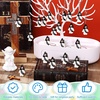 image:imageSumind 48 Pcs Jesus Toys Figurine Christian Keychain Jesus Doll Religious Keychain Bulk Classic Christian Rings for ChristMulticolorWhite Jesus Loves YouBlack