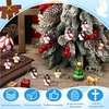 image:imageSumind 48 Pcs Jesus Toys Figurine Christian Keychain Jesus Doll Religious Keychain Bulk Classic Christian Rings for ChristMulticolorWhite Jesus Loves YouRetro Color