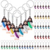 image:imageSumind 48 Pcs Jesus Toys Figurine Christian Keychain Jesus Doll Religious Keychain Bulk Classic Christian Rings for ChristMulticolorWhite Jesus Loves YouMulticolor