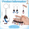 image:imageSumind 48 Pcs Jesus Toys Figurine Christian Keychain Jesus Doll Religious Keychain Bulk Classic Christian Rings for ChristMulticolorWhite Jesus Loves YouFluorescent Color