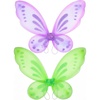 image:imageSumind 2 Pcs Fairy Wing Butterfly Wing for KidsPurple GreenPurple  Green