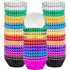 image:imageSumind 400 Pcs Mini Foil Cupcake Liners Holiday Baking CupsRed10 Colors