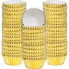 image:imageSumind 400 Pcs Mini Foil Cupcake Liners Holiday Baking CupsRedGold