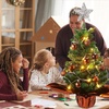 image:imageSumind 24 Mini Christmas Tree with LED Lights Red Ball RedCoffee Color