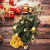 image:imageSumind 24 Mini Christmas Tree with LED Lights Red Ball RedGold