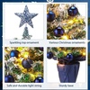 image:imageSumind 24 Mini Christmas Tree with LED Lights Red Ball RedNavy Blue