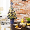 image:imageSumind 24 Mini Christmas Tree with LED Lights Red Ball RedNavy Blue