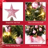 image:imageSumind 24 Mini Christmas Tree with LED Lights Red Ball RedPink