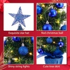 image:imageSumind 24 Mini Christmas Tree with LED Lights Red Ball RedSapphire Blue