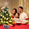 image:imageSumind 24 Mini Christmas Tree with LED Lights Red Ball RedWhite