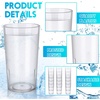 image:imageSumind 48 Pack 12 oz Tumblers Reusable Plastic Cup Clear Restaurant Cups48
