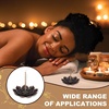 image:imageSumind 60 Pieces Lotus Incense Holder Brass Incense Holder Pack Lotus Incense Sticks Holder Cone Ash Catcher Home Fragrance Accessories for Home Decoration Yoga SpaBronze