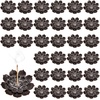 image:imageSumind 60 Pieces Lotus Incense Holder Brass Incense Holder Pack Lotus Incense Sticks Holder Cone Ash Catcher Home Fragrance Accessories for Home Decoration Yoga SpaBronze