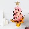 image:imageSumind 24 Mini Christmas Tree with LED Lights Red Ball RedBlack pink