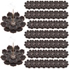 image:imageSumind 60 Pieces Lotus Incense Holder Brass Incense Holder Pack Lotus Incense Sticks Holder Cone Ash Catcher Home Fragrance Accessories for Home Decoration Yoga SpaBronze