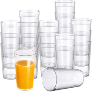 image:imageSumind 48 Pack 12 oz Tumblers Reusable Plastic Cup Clear Restaurant Cups48