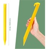 image:imageSumind 24 Pcs Plastic Tent Stakes 12 Inches Yellow Hook Pegs12 Inches