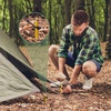image:imageSumind 24 Pcs Plastic Tent Stakes 12 Inches Yellow Hook Pegs12 Inches