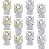 image:imageSumind 12 Pcs Christmas Angel Ornaments Clear Glass Hanging Tree Decor