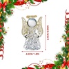 image:imageSumind 12 Pcs Christmas Angel Ornaments Clear Glass Hanging Tree Decor