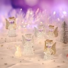 image:imageSumind 12 Pcs Christmas Angel Ornaments Clear Glass Hanging Tree Decor