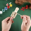 image:imageSumind 12 Pieces Christmas Unfinished Nutcracker Wooden Nutcracker 5 Inch6