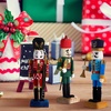 image:imageSumind 12 Pieces Christmas Unfinished Nutcracker Wooden Nutcracker 5 Inch6