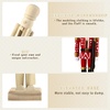 image:imageSumind 12 Pieces Christmas Unfinished Nutcracker Wooden Nutcracker 5 Inch6