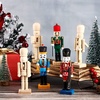 image:imageSumind 12 Pieces Christmas Unfinished Nutcracker Wooden Nutcracker 5 Inch6