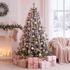 image:imageSumind 14000 Pcs Christmas Tree Icicles Tinsel Decoration GoldPink