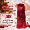 image:imageSumind 14000 Pcs Christmas Tree Icicles Tinsel Decoration GoldRed