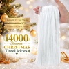 image:imageSumind 14000 Pcs Christmas Tree Icicles Tinsel Decoration GoldWhite