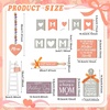 image:imageSumind 15 Pcs Mothers Day Tiered Tray Decor Happy Mothers Day Lavender Wood Signs Farmhouse Decorations Wooden Heart Bead Garland for Mothers Gift Tabletop Purple GreenFor Mom