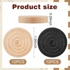 image:imageSumind 24 Pcs Wooden Checkers Pieces 106 with Bag Black and Wood ColorBlack and Wood Color