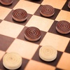 image:imageSumind 24 Pcs Wooden Checkers Pieces 106 with Bag Black and Wood ColorBrown and Wood Color
