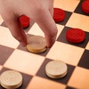 image:imageSumind 24 Pcs Wooden Checkers Pieces 106 with Bag Black and Wood ColorRed and Wood Color