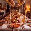 image:imageSumind 6 Pcs 6 Pumpkin Plates Ceramic Fall Thanksgiving Appetizer PlatesOrange