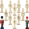 image:imageSumind 12 Pieces Christmas Unfinished Nutcracker Wooden Nutcracker 5 Inch12