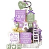 image:imageSumind 15 Pcs Mothers Day Tiered Tray Decor Happy Mothers Day Lavender Wood Signs Farmhouse Decorations Wooden Heart Bead Garland for Mothers Gift Tabletop Purple GreenMother