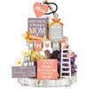 image:imageSumind 15 Pcs Mothers Day Tiered Tray Decor Happy Mothers Day Lavender Wood Signs Farmhouse Decorations Wooden Heart Bead Garland for Mothers Gift Tabletop Purple GreenFor Mom