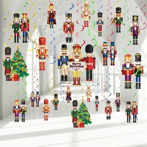 image:imageGeneric Nutcracker Christmas Hanging Swirls 30 Pack