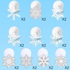 image:imageSumind 30 Pcs Winter Snowflake Hanging Swirls Foil Christmas Ceiling Decor
