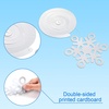 image:imageSumind 30 Pcs Winter Snowflake Hanging Swirls Foil Christmas Ceiling Decor